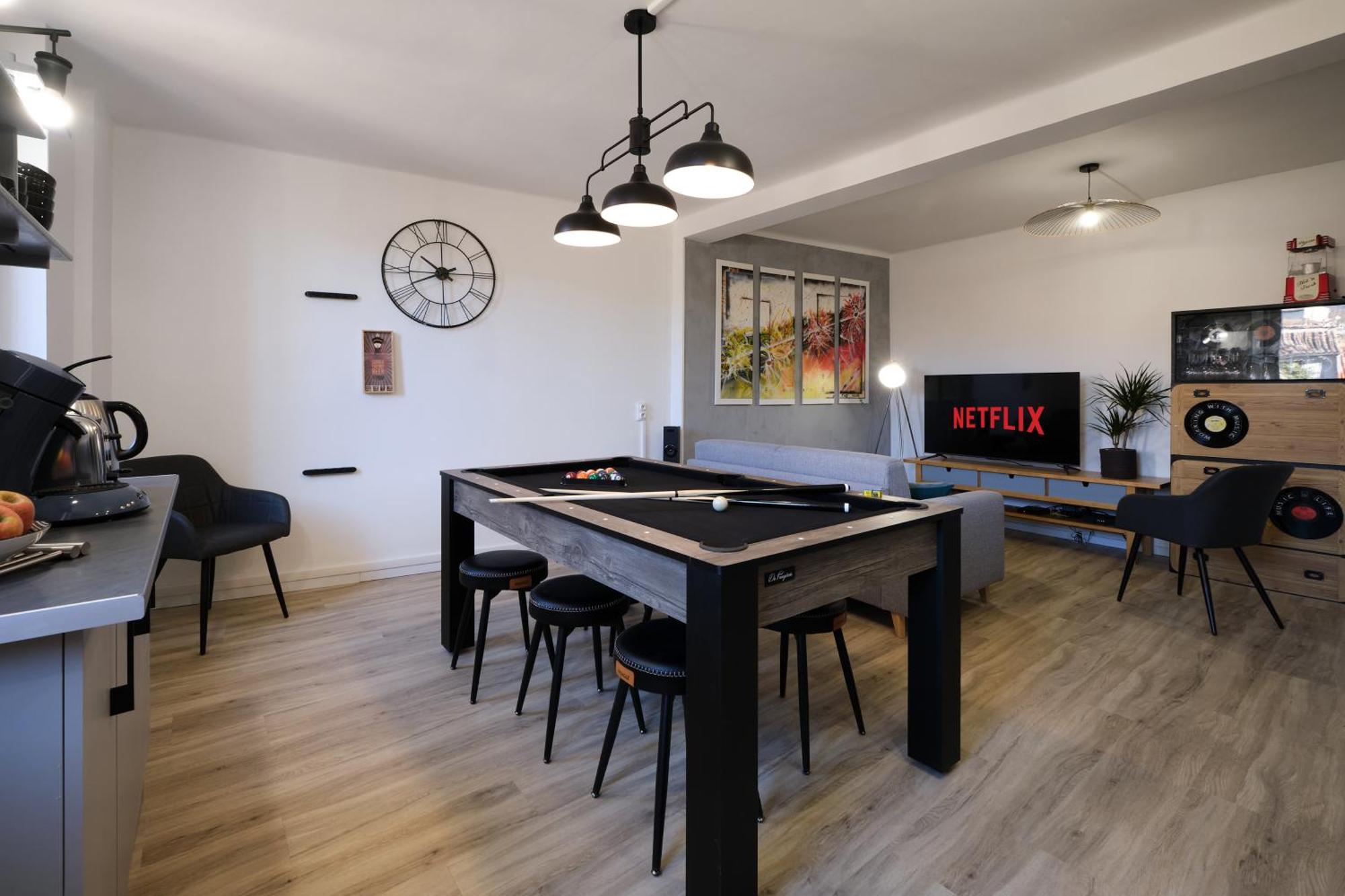Magnifique*T4*Centre Ville*Wifi*Billard*Netflix* リムー エクステリア 写真